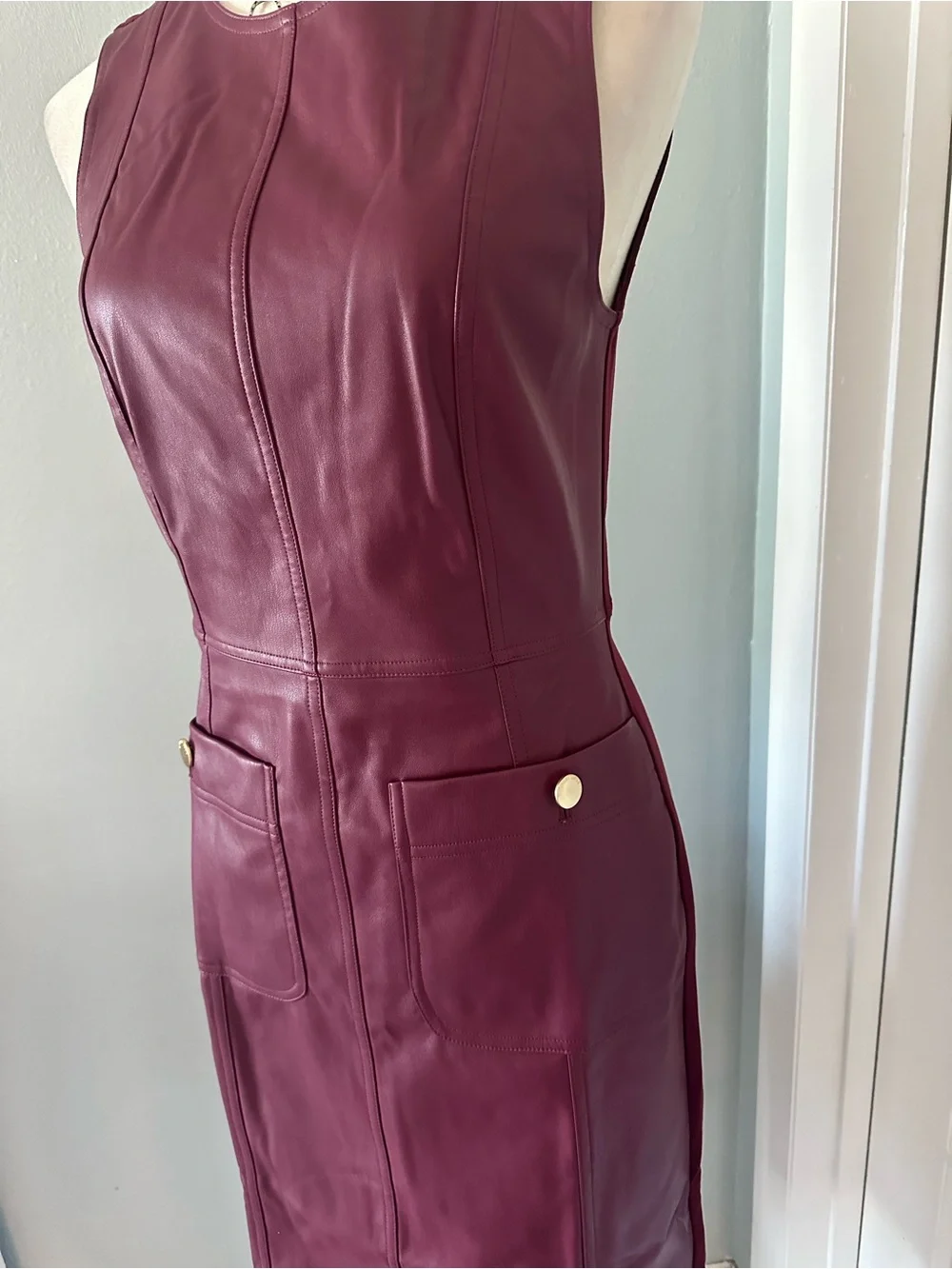 Michael Kors sleeveless faux